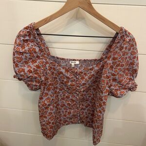 Madewell Puff Sleeve Top